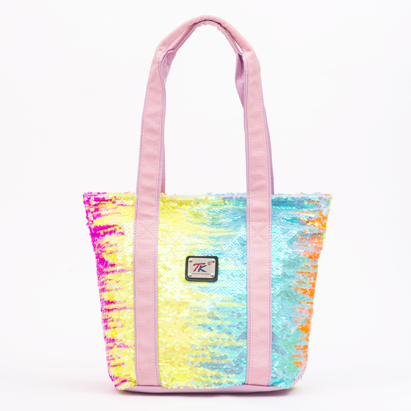 shining  tote bag,The sequins may come in a single color or gradient, giving the bag a unique and striking look, 