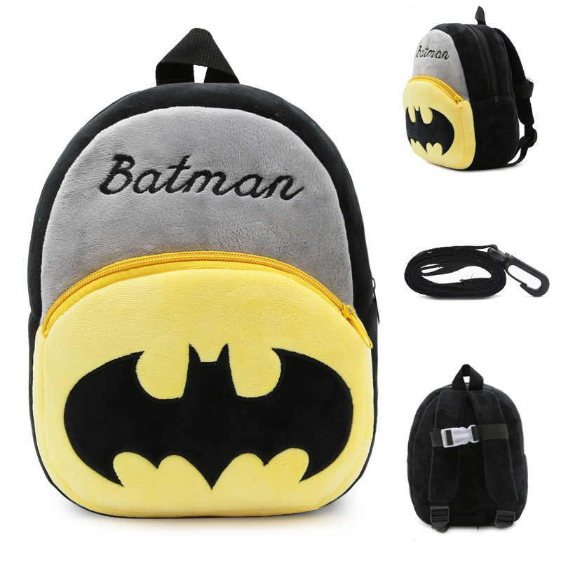 IN STOCK ----BATMAN Plush Bag Children's Plush Backpack