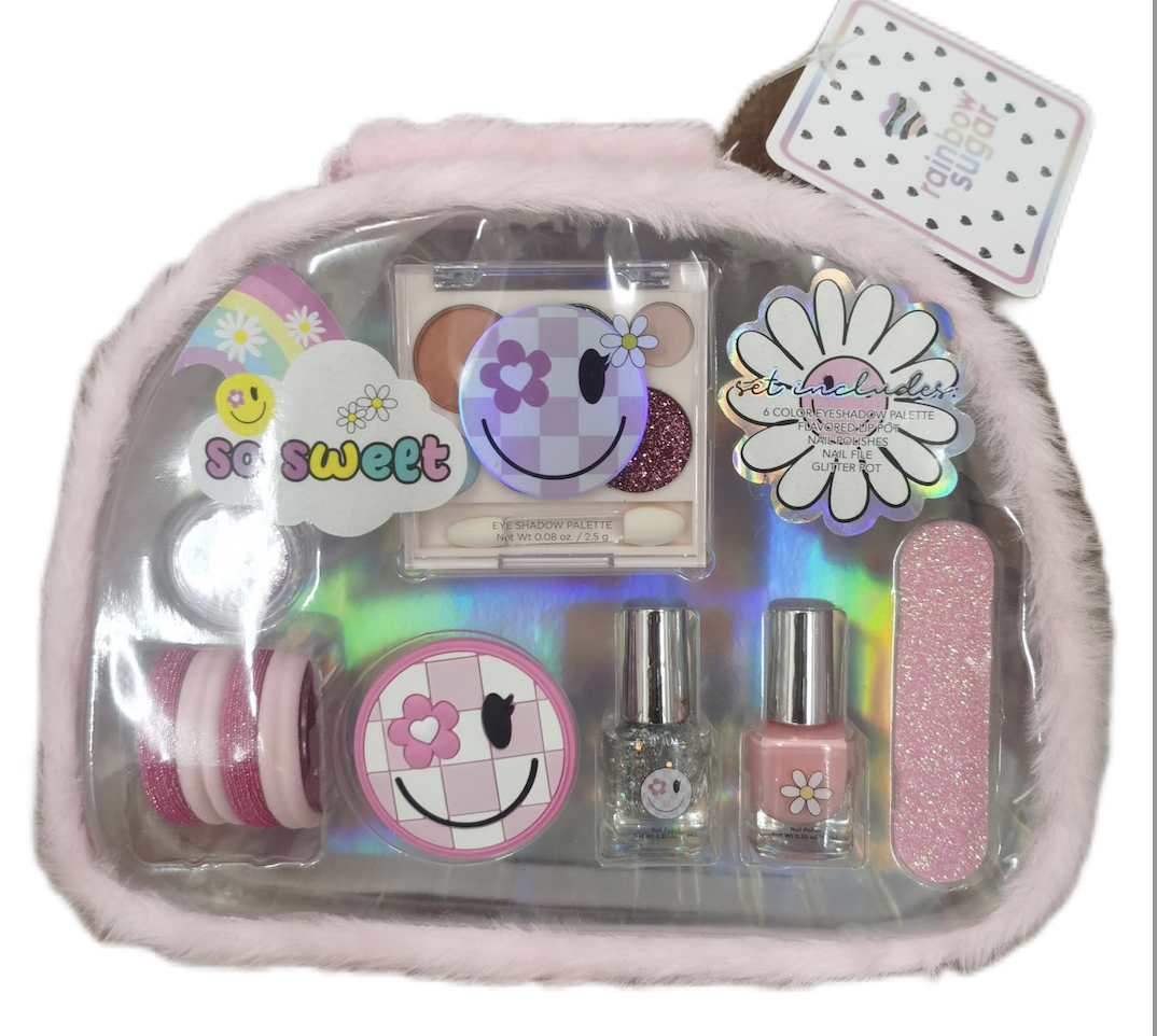 IN STOCK ----Kids’ Makeup Bag/ Children’s Beauty Set with Bag/Children’s Cosmetic Bag Set