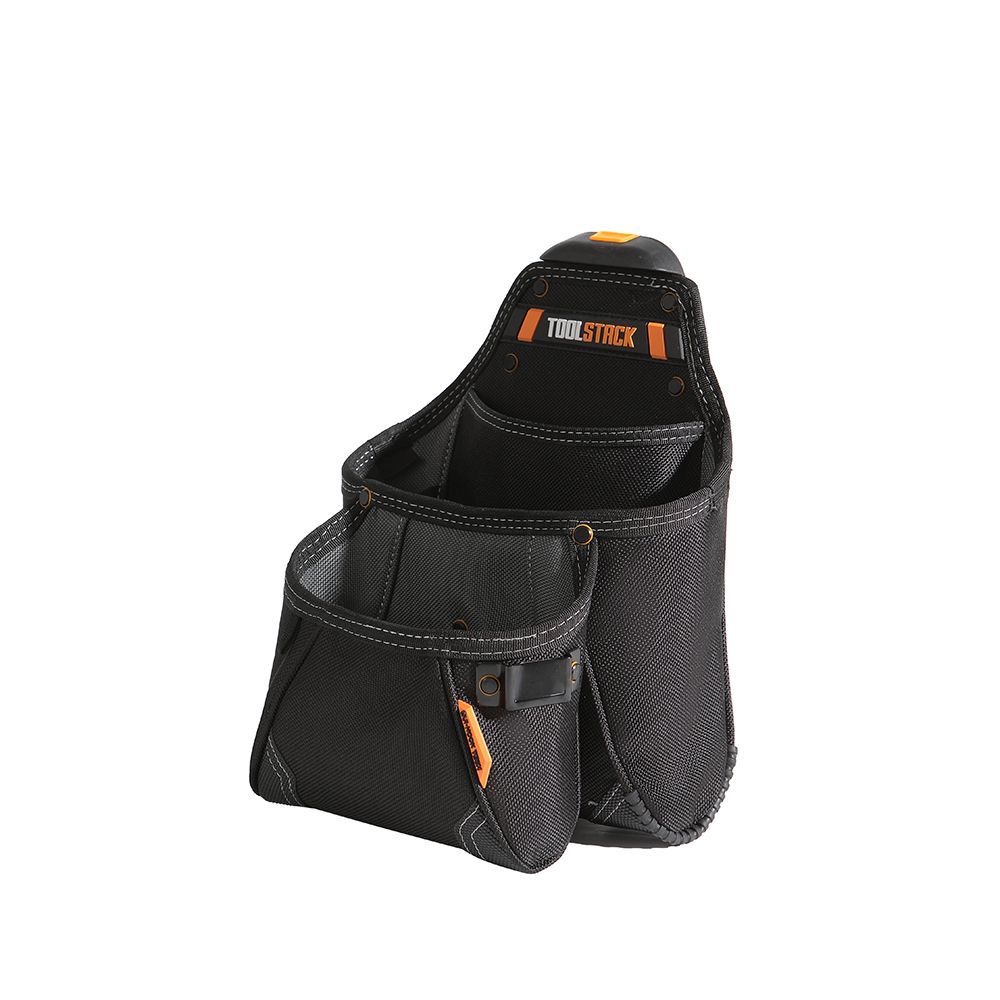 Single Pocket Carpenter Tool Bag with Quick-Release Hook – Compact & Easy Access