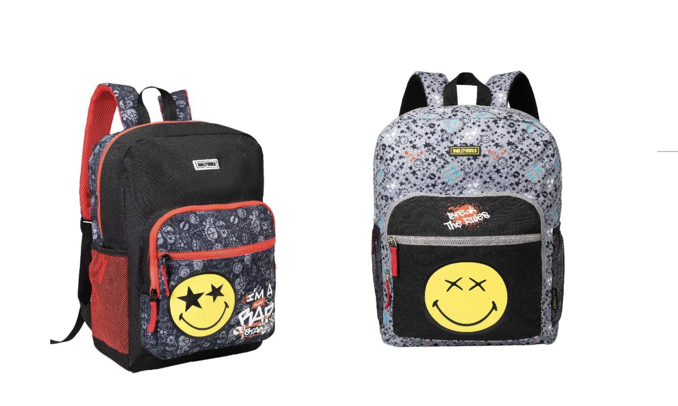 IN STOCK:SmileyWorld™ Licensed Backpack | Fun, Lightweight, Multiple Color Options